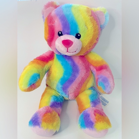 18” Build A Bear Rainbow Plush Stuffed Animal - Picture 1 of 7